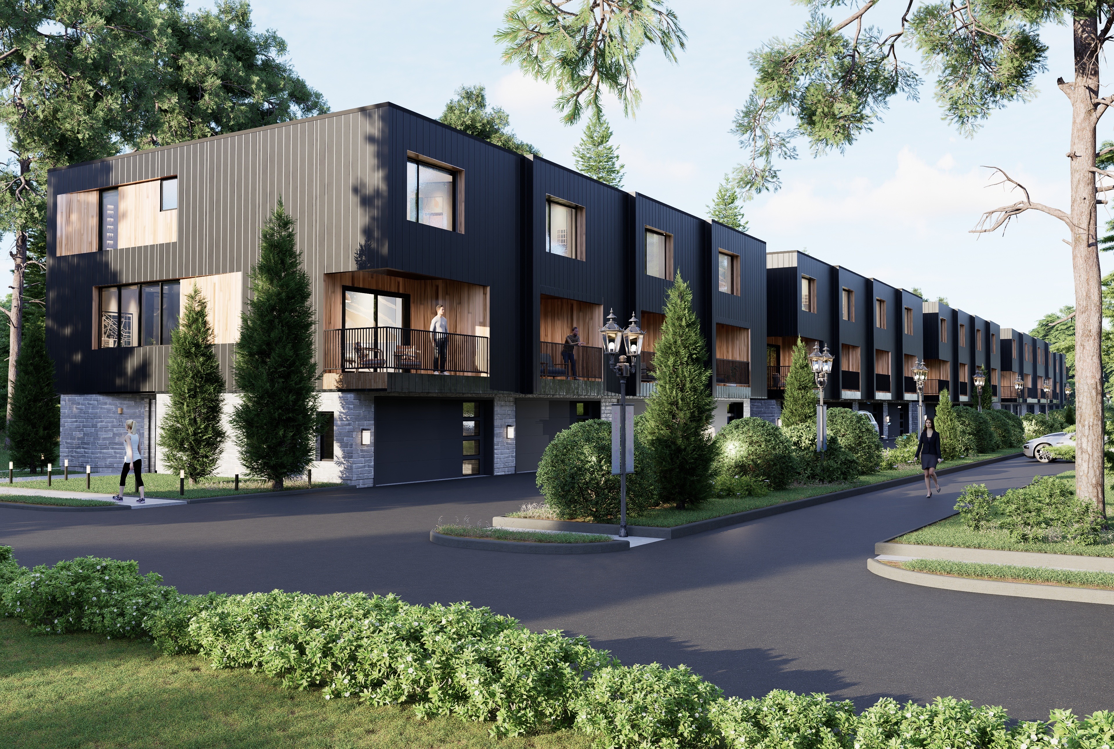 Modern Townhome Development